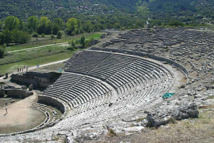 Antike Dodona Theater 0022