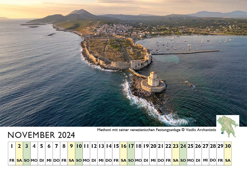 Peloponnes 2024 Kalender 0022